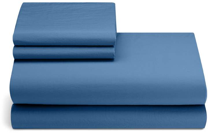 Organic cotton king size duvet set - Blue