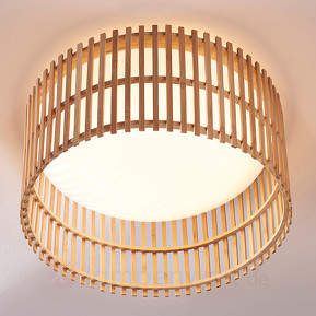 Tolle LED-Deckenlampe Leja mit Bambusstäben