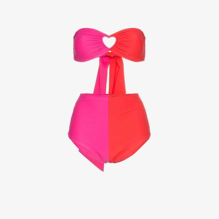 florentine heart cutout bikini