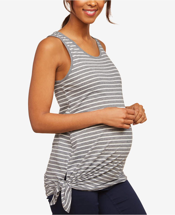 Motherhood Maternity Side-Tie Tank Top