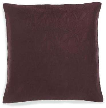 Bed Inc. Jade Quilted European Pillow Sham in Brown