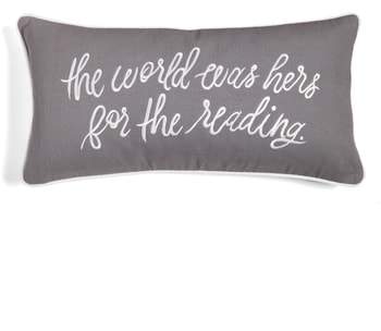 The World Was Hers Accent Pillow