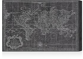 World Map 1778 Wall Art, 24 x 16