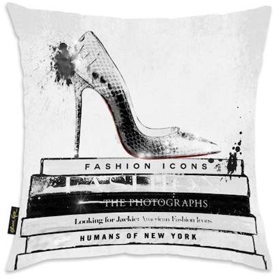 Oliver Gal Gallery Fashion Icons Decorative Throw Pillow - 18x18