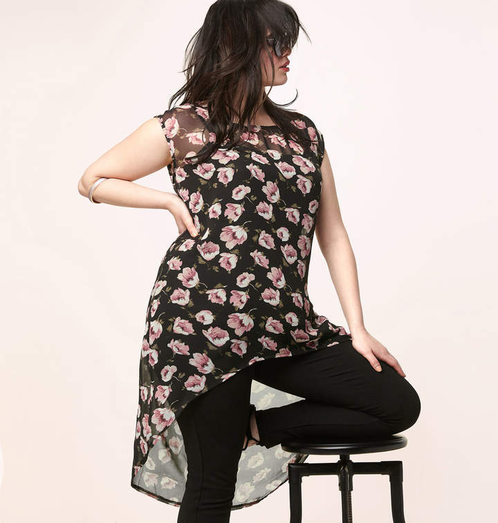 Loralette Rose Hi Lo Top