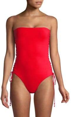 Castile One-Piece Strapless Swimsuit