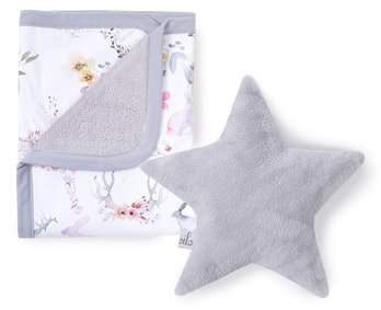 OILO Fawn Cuddle Blanket & Star Pillow Set