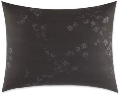 Home Charcoal Floral Standard Pillow Sham in Charcoal