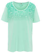 manguun sports T-Shirt, Print, atmungsaktiv, elastisch, für Damen