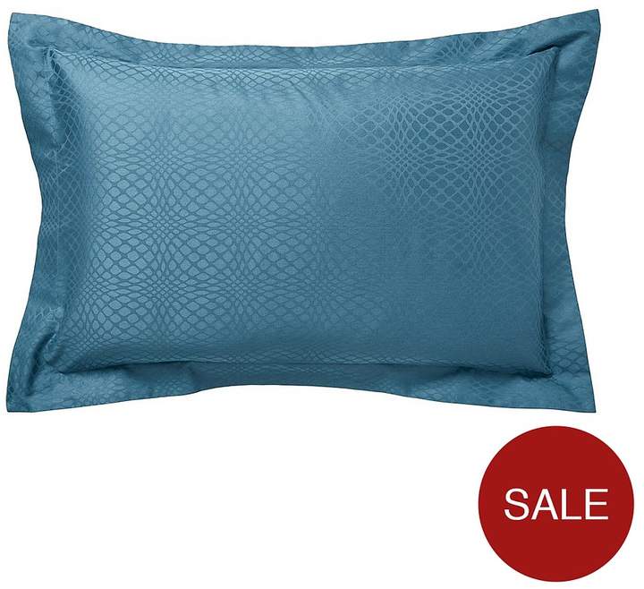 Peacock Blue Hotel Elysian 100% Cotton Oxford Pillowcase