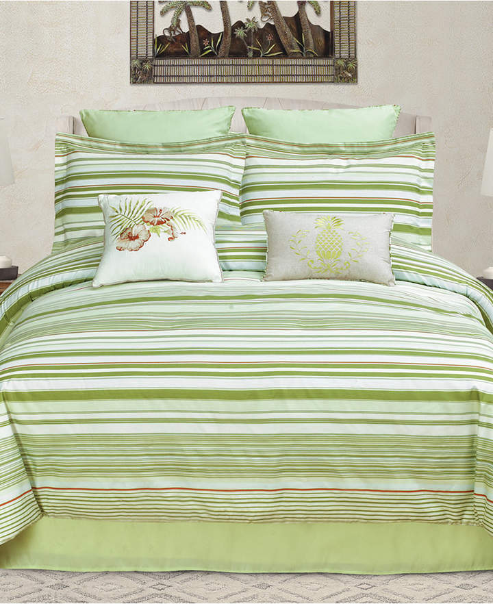 Hallmart Collectibles Closeout! Ala Moana Reversible 8-Pc. King Comforter Set Bedding