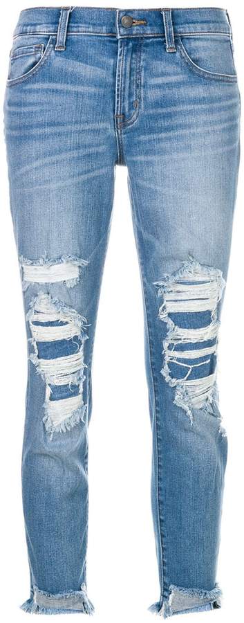 destroyed skinny jeans