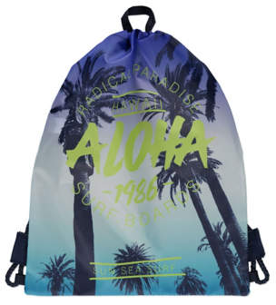 Surfer Graphic Swim Bag