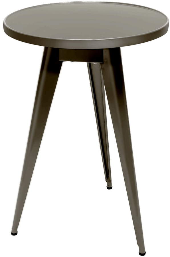 Tolix - Bistrotisch 55, Ø 51 cm, Stahl grau lasiert