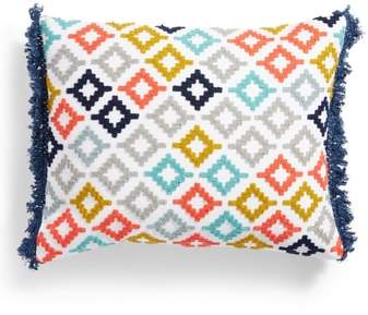 Reya Embroidered Accent Pillow