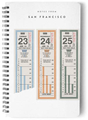 A Long Week in the City Day Planner, Notebook, or Address Book