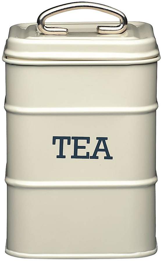 Living Nostalgia Antique Tea Tin - Cream