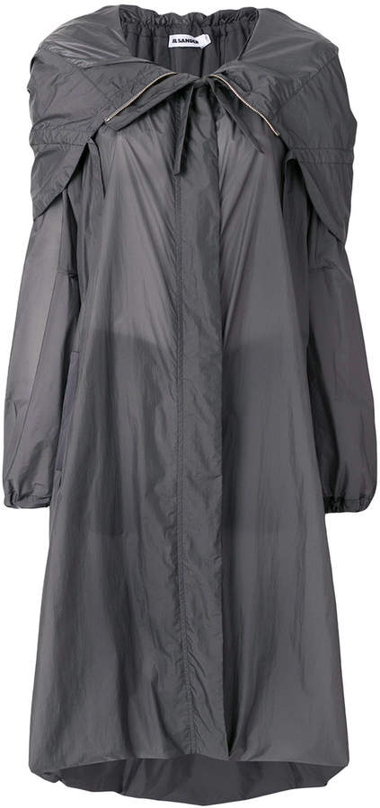 casual asymmetric coat