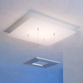 Atmosphärische LED-Deckenleuchte Zen 60 cm alu