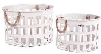 FORESIDE Set of 2 Nesting Baskets