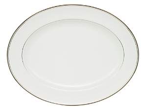 Crystal Kilbarry Platinum Oval Platter