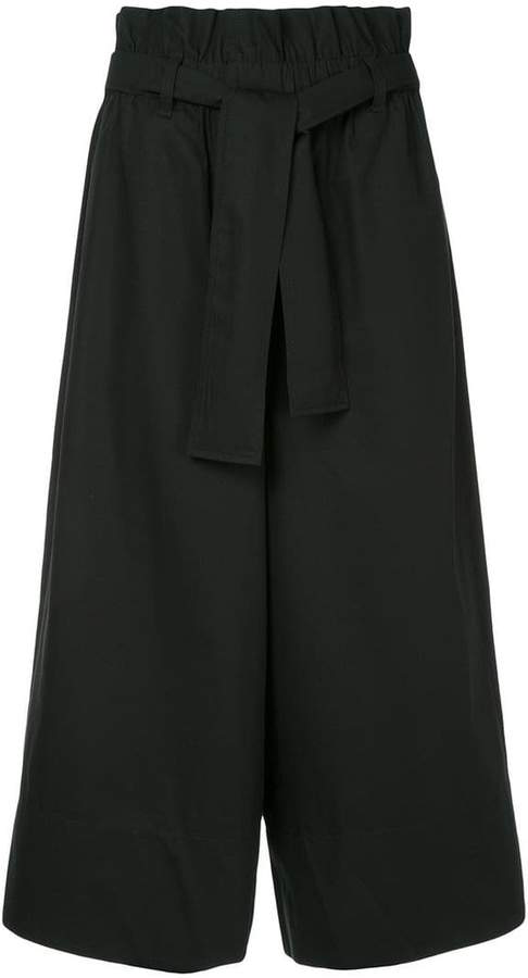 wide leg suiting trousers