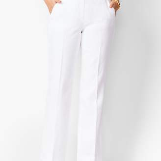 Talbots Windsor Linen Wide-Leg Pants - Curvy Fit - Lined