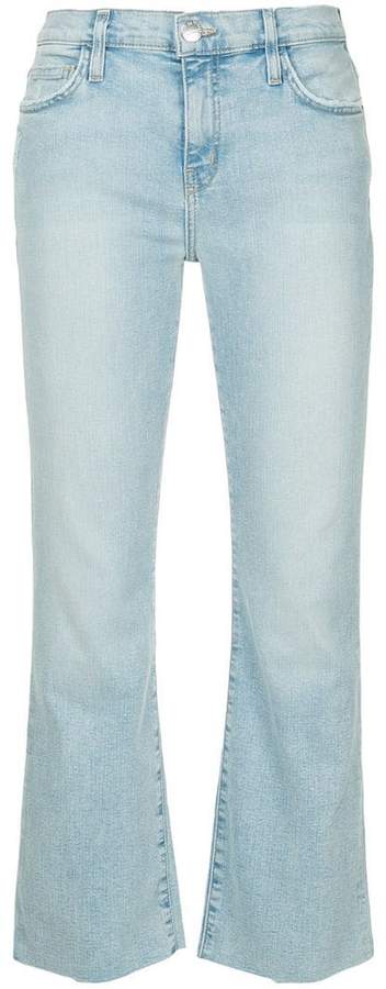 flared cropped jeans