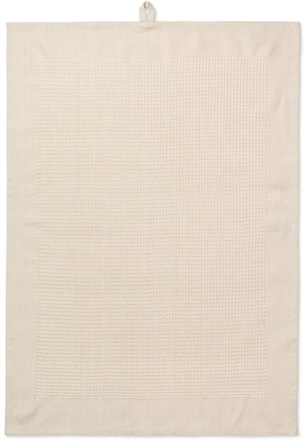 Juna - Waffle Geschirrtuch, 50 x 70 cm, Sand