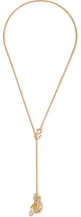 Gold-Tone Topaz Necklace