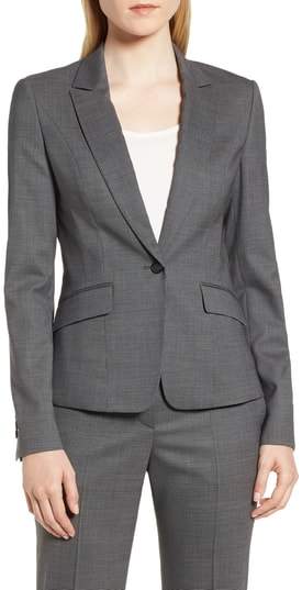 Janore One-Button Suit Jacket