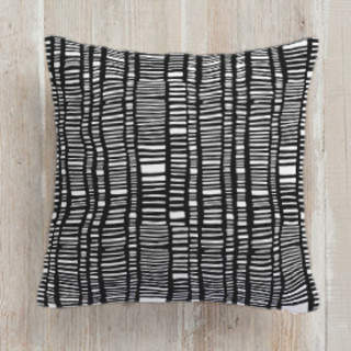 Indigo Stripe Self-Launch Square Pillows