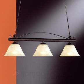 Balken-Pendelleuchte DANA Landhausstil 3-flammig