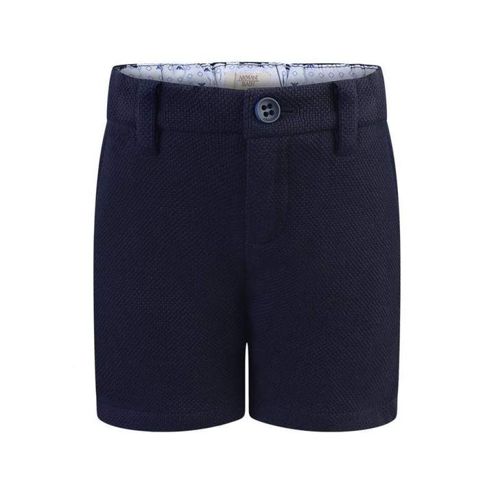 Armani JuniorBaby Boys Navy Pique Shorts