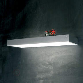 Wandregal LIGHTBOARD mit Licht, Höhe 5,2 cm