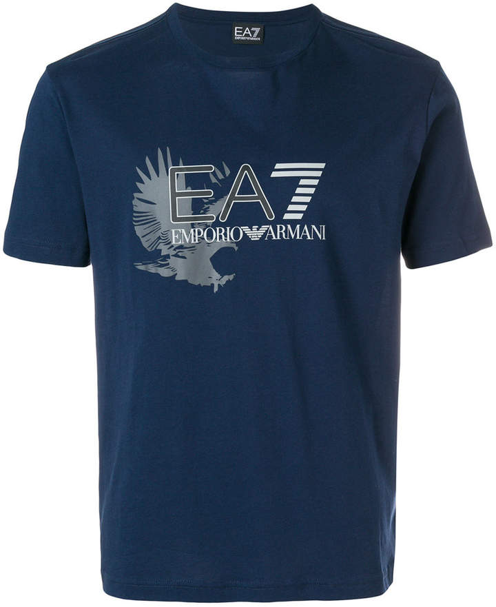 Ea7 Emporio Armani T-Shirt mit Logo-Print