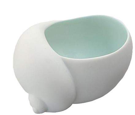 Nymphenburg Schneckenschälchen Salz- und Pfeffer links