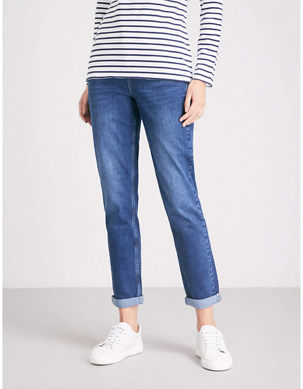 Brompton boyfriend-fit skinny mid-rise jeans