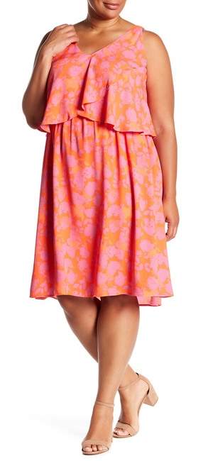 Lane Double V Dress (Plus Size)