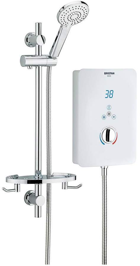 Bristan Bliss 3 Electric Shower 10.5kW White