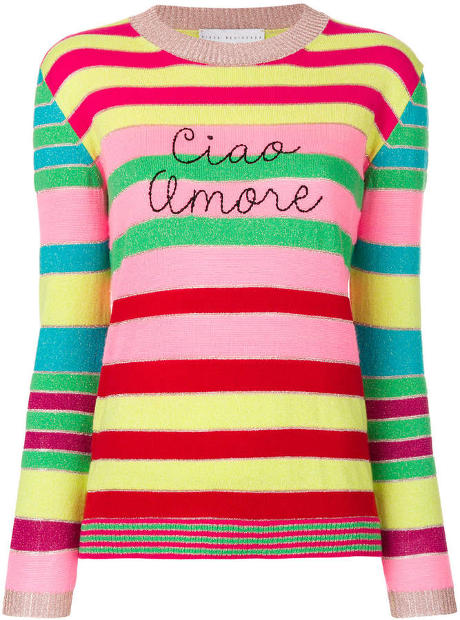 Giada Benincasa Ciao Amore striped sweater