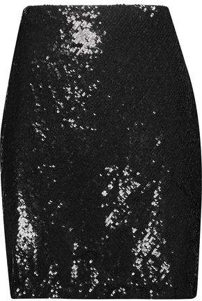 Phoebe Sequined Crepe Skirt