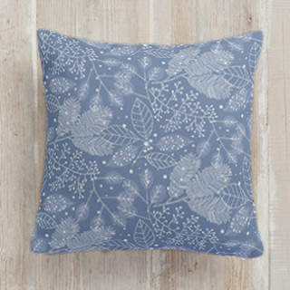 Frosted Winter Fabric Self-Launch Square Pillows