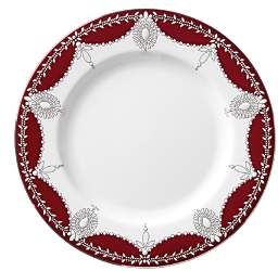 Marchesa By Lenox Empire Pearl Wine Salad Plate