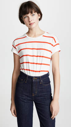 Madewell Whisper Stripe Crew Neck Tee Madewell Whisper Stripe Crew Neck Tee