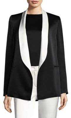Besleya Satin Tuxedo Jacket