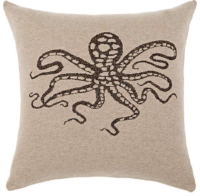 Rani Arabella Glitter Octopus Cashmere Pillow