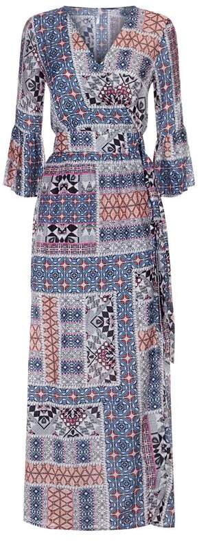 Coastal Tribe Wrap Maxi Dress