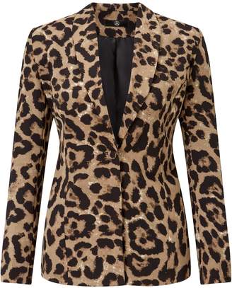 Womens Leopard Print Blazer - ShopStyle UK