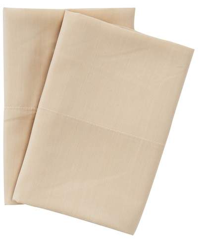 300T Cream Melange Standard Pillowcase - Set of 2